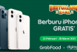 Grab Food berbagi iphone 12 gratis