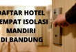 Bandung Tambah Jumlah Hotel Untuk Tempat Isolasi Mandiri