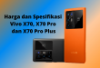 Harga dan Spesifikasi Smartphone Vivo X70, X70 Pro, X70 Pro Plus